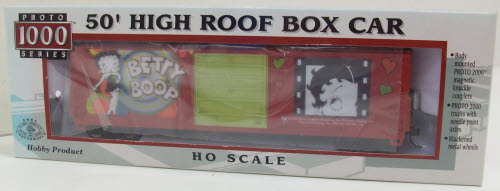 Proto 1000 8719 Life Like HO Betty Boop Box Car