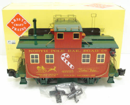 Aristo-Craft 42225 G Bobber Christmas Caboose #42225