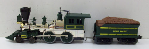 Lionel 3 UP Steam Locomotive 4-4-0 And Tender #3