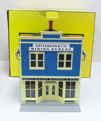 MTH 30-90275 Patterson & Co. Mining Bureau 2-Story Store Front Building