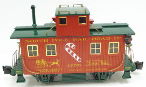Aristo-Craft 42225 G Bobber Christmas Caboose #42225