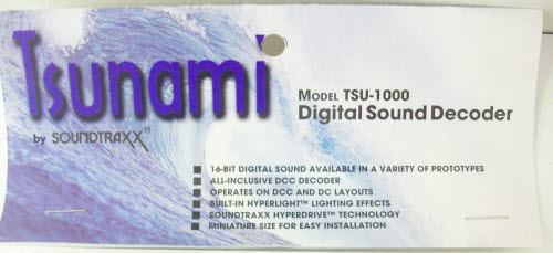 SoundTraxx 826103 TSU-1000 Heavy Steam Digital Sound Decoder