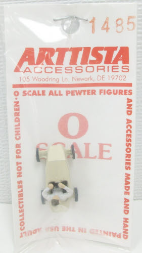 Arttista 1485 Soap Box Racer #2 O Scale Pewter Figure