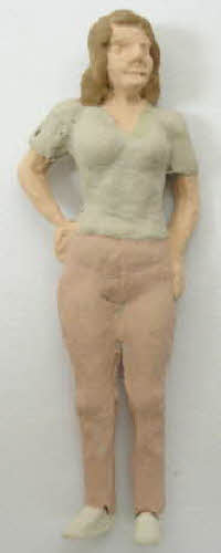 Arttista 1106 O Standing Young Woman Pewter Figure