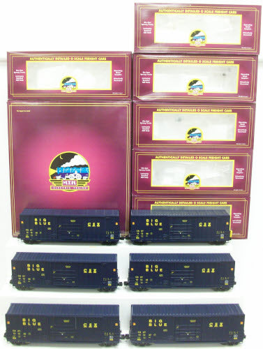 MTH 20-90415 O CSX 50' High Cube Box Car Set (Set of 6)