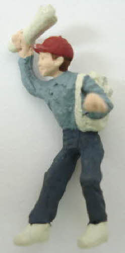 Arttista 1233 Boy w/ Newspaper For Bike Pewter Figure