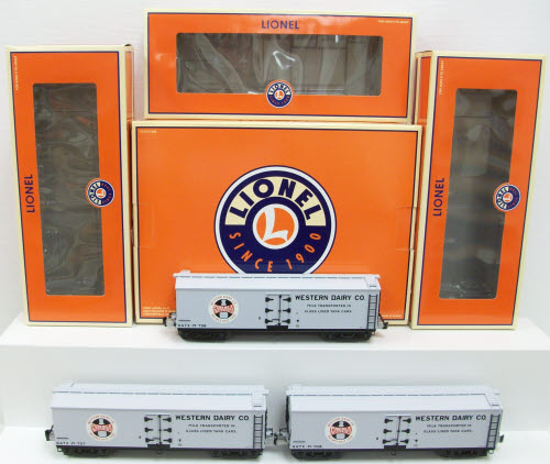 Lionel 6-21857 Western Dairy Milk Cars (Set of 3)