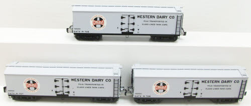 Lionel 6-21857 Western Dairy Milk Cars (Set of 3)