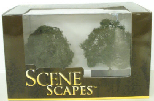 Bachmann 32207 Scene Scapes 5" Walnut Trees (Set of 2)