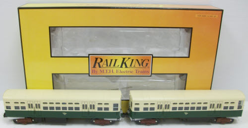 MTH 30-2888-3 O CTA 6200 Series Subway Set Add-On Non-Powered Set (Set of 2)