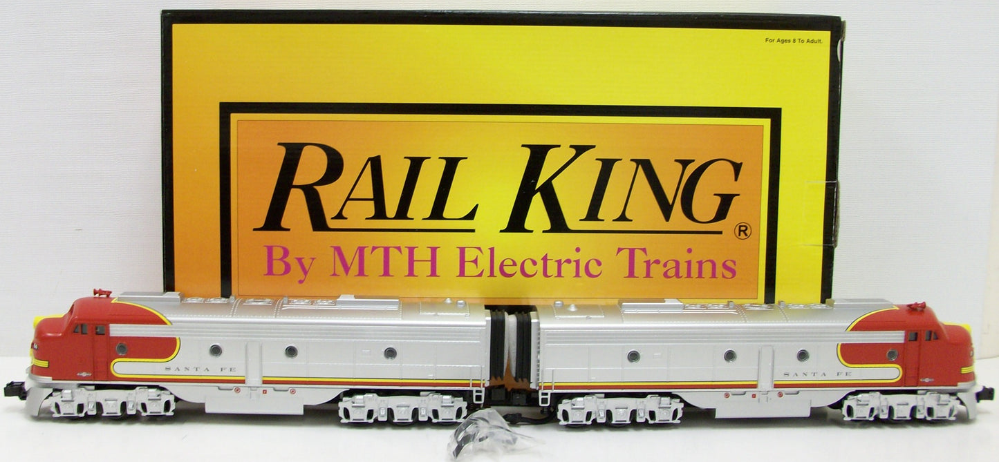 MTH 30-2838-1 Santa Fe E-8 AA Diesel Engine Set w/Proto-Sound 2.0 #84/86