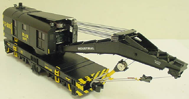 Lionel 6-29800 O Gauge Maintenance of Way Crane Car w/TMCC