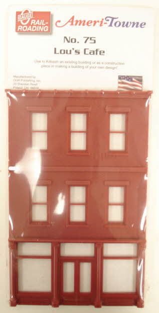 OGR 75 O Ameri-Towne Lou's Cafe Building Front