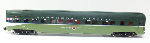 USA Trains 31080 G Northern Pacific Aluminum Observation Car