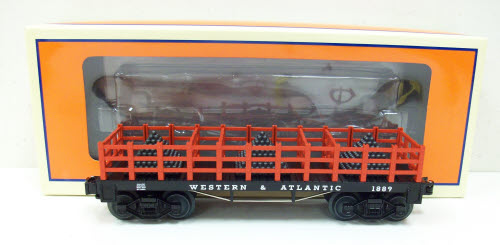 Lionel 6-39490 O Gauge Western & Atlantic Cannonball Flatcar