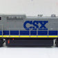 MTH 20-2642-1 O Gauge CSX Dash-8 Narrow Nose Diesel Engine w/PS2 #7516