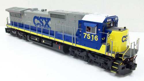 MTH 20-2642-1 O Gauge CSX Dash-8 Narrow Nose Diesel Engine w/PS2 #7516