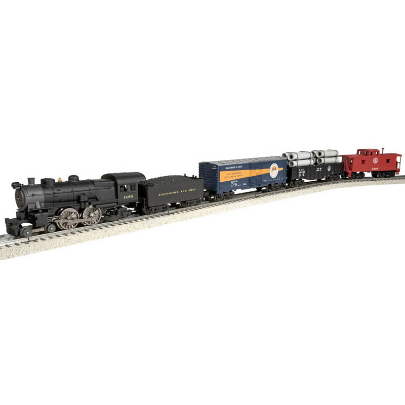 Industrial Rail 1009003 Baltimore & Ohio Capitol O Gauge Steam Freight Train Set