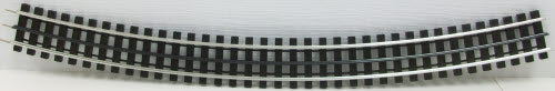 Gargraves 89-101S O 3 Rail Phantom Tinplate 89" Curve Plastc Tie Sectional Track