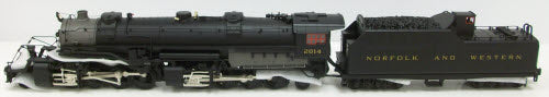 MTH 20-3092-1 O Gauge Norfolk & Western 2-8-8-2 Y3 Steam Locomotive #2014 w/PS2