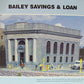 Walthers 933-3031 HO Bailey Savings & Loan Building Kit