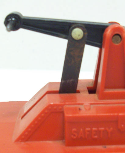 Marx 200 Vintage O Operating Red Handcar