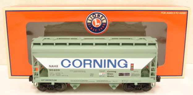 Lionel 6-17015 O Gauge Corning Center Flow 2-Bay Hopper #90409