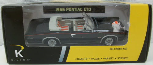 K-Line K-94044 1:43 Kruisers 1966 Black Pontiac GTO Diecast Car