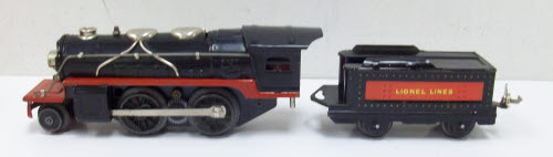 Lionel 1681E Vintage O 2-4-0 Lionel Jr. Steam Locomotive & Tender