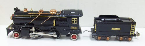 Lionel 1681E Vintage O 2-4-0 Lionel Jr. Steam Locomotive & Tender