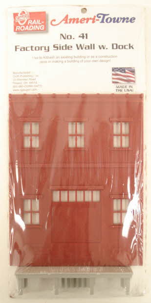 OGR 41 O Ameri-Towne Factory Side Wall w/Loading Dock