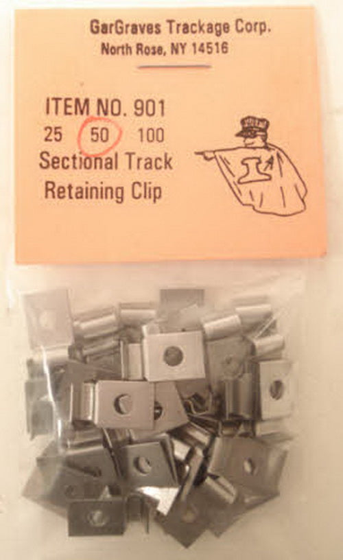 Gargraves 901.50 Sectional Track Retaining Clips (50)