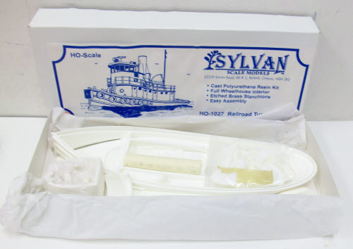 Sylvan Scale Models HO-1027 RR Tug Boat Cast Polyurethane Resin Kit