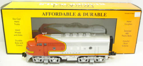MTH 33-2017-3 Santa Fe F-3 A Unit Non-Powered Diesel Engine #33