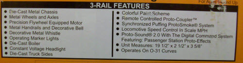 MTH 30-4209-1 Pennsylvania RailKing 4-6-0 O Gauge Steam Train Set w/PS 2.0