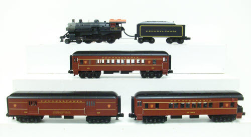 MTH 30-4209-1 Pennsylvania RailKing 4-6-0 O Gauge Steam Train Set w/PS 2.0