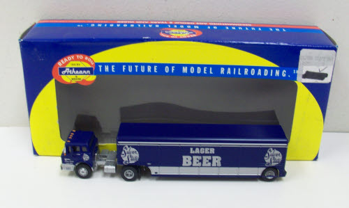 Athearn 91986 HO RTR Silver State Ford C Tractor w/ Beverage Trailer