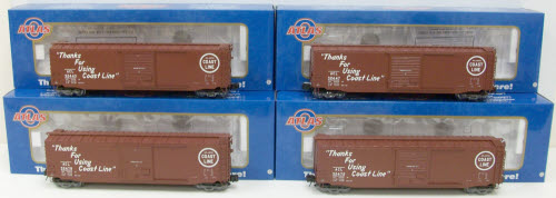 Atlas 6598 O Scale ACL PS-1 Four Boxcar Set (3 Rail)