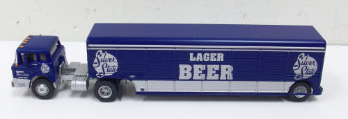 Athearn 91986 HO RTR Silver State Ford C Tractor w/ Beverage Trailer