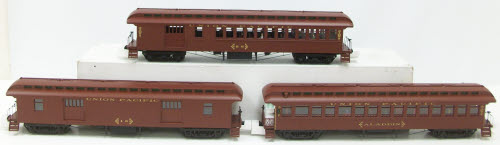 MTH 20-62027 O Union Pacific Premier Woodsided Passenger Add-On Set (Set of 3)