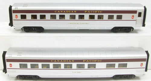 MTH 30-67497 O Canadian Pacific 60' Streamlined Sleeper/Diner Set (Set of 2)