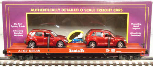 MTH 20-98190 Santa Fe Flatcar w/Autos