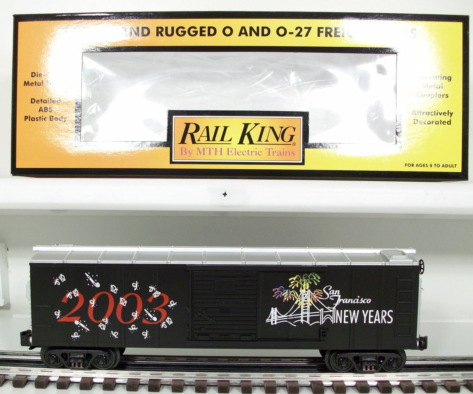 MTH 30-74045 O Gauge San Francisco New Year's 2003 Boxcar