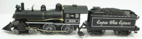 MTH 20-3208-1 NYC 4-4-0 ESE Steam Loco w/PS2 #999
