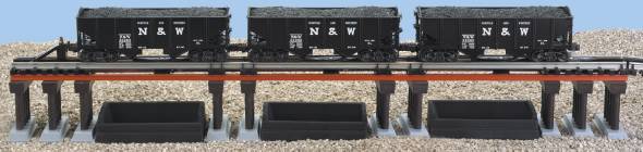 Lionel 6-21450 O 3-Bay Coal Hopper Unloading Station w/Bins