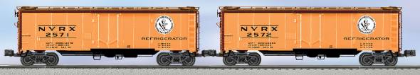 Lionel 6-21937 O Gauge New York Central Steel-Sided Refrigerator Car Set