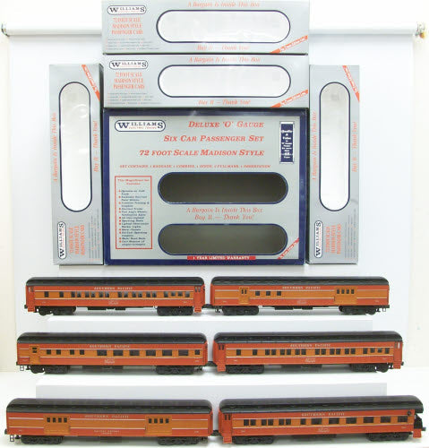 Williams SM233 SP 72' Madison Style Passenger Cars (Set of 6)