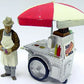 Arttista 9002 O Hot Dog Stand w/Man Pewter Figures