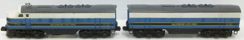 Lionel 2368 Vintage O Baltimore & Ohio F3 AB Diesel Locomotives