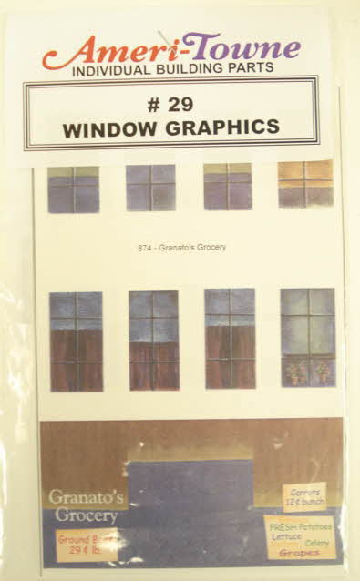 OGR 29 O Ameri-Towne Building Window Graphics
